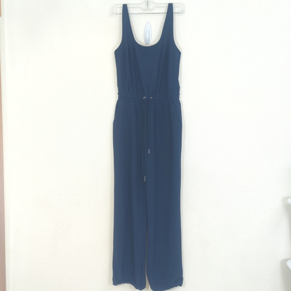 Abercrombie & Fitch Traveler Jumpsuit In Navy S Convertible Straps In Back - Picture 4 of 16